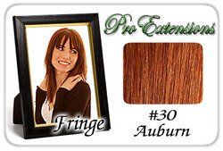 #30 Auburn Pro Fringe Clip In Bangs