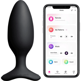 LOVENSE Hush 2 Vibrating Butt Plug, Silicone Anal Vibrator for Men with Remote Control, Waterproof and Rechargeable Big Plug Vibration Machine for Wo (size: 1.75 in)