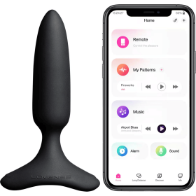 LOVENSE Hush 2 Vibrating Butt Plug, Silicone Anal Vibrator for Men with Remote Control, Waterproof and Rechargeable Big Plug Vibration Machine for Wo (size: 1 in)