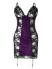 Women Dress Night Lace Pajamas Dress Sexy Sleepwear Backless Vintage Dress